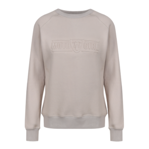 3d logo sweatshirt sand