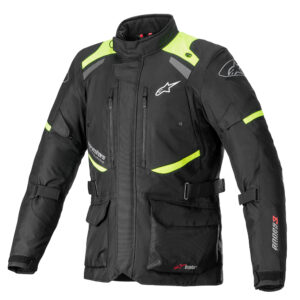 Alpinestars andes v3 drystar jacket black yellow fluo