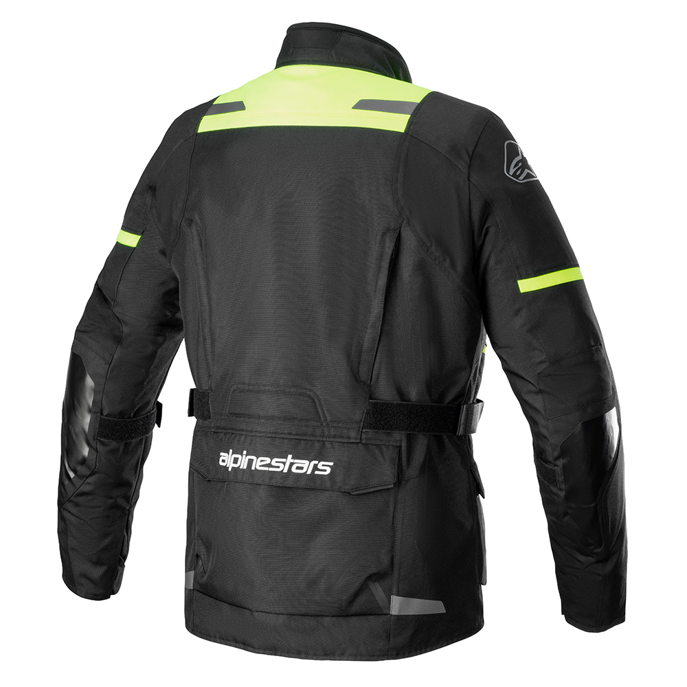 Alpinestars andes v3 drystar jacket black yellow fluo r