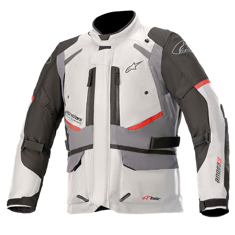 Alpinestars andes v3 drystar jacket ice grey dark grey