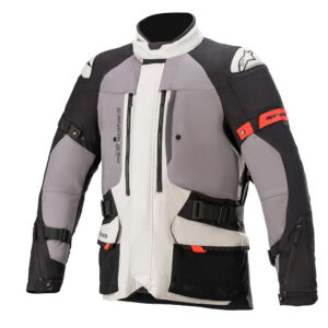 Alpinestars ketchum gore tex jacket ice grey dark grey black