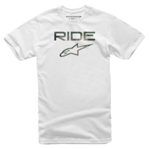 Alpinestars ride 2 0 cameo white t shirt