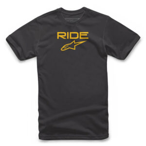 Alpinestars ride 2 0 tee black yellow