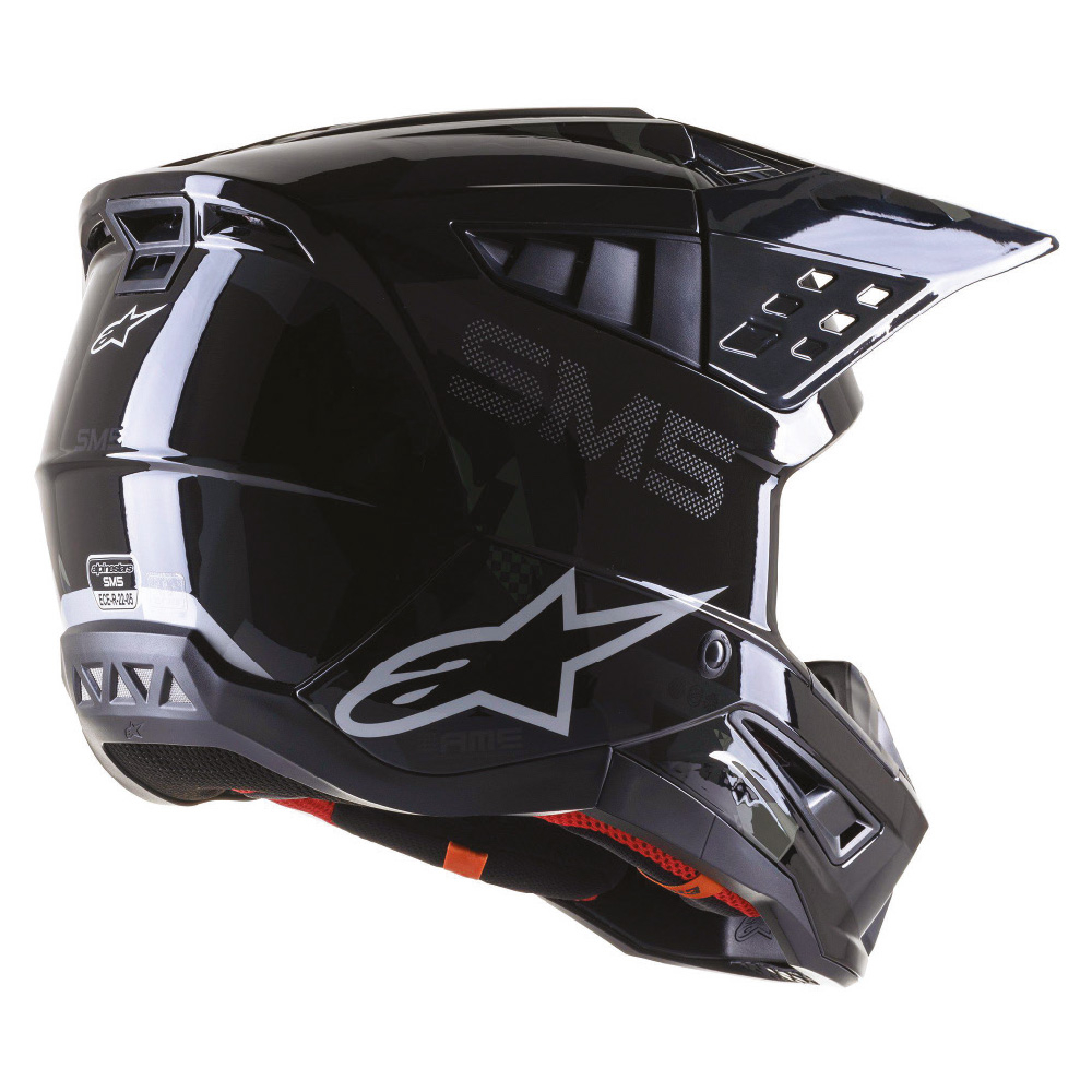 Alpinestars s m5 rover helmet ece black anth camo glossy r