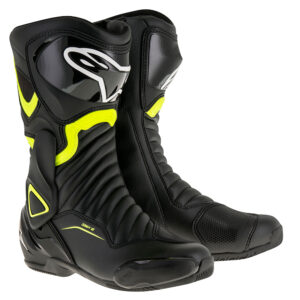 Alpinestars smx 6 v2 boot black yellow fluo