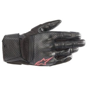 Alpinestars stella kalea leather gloves black pink