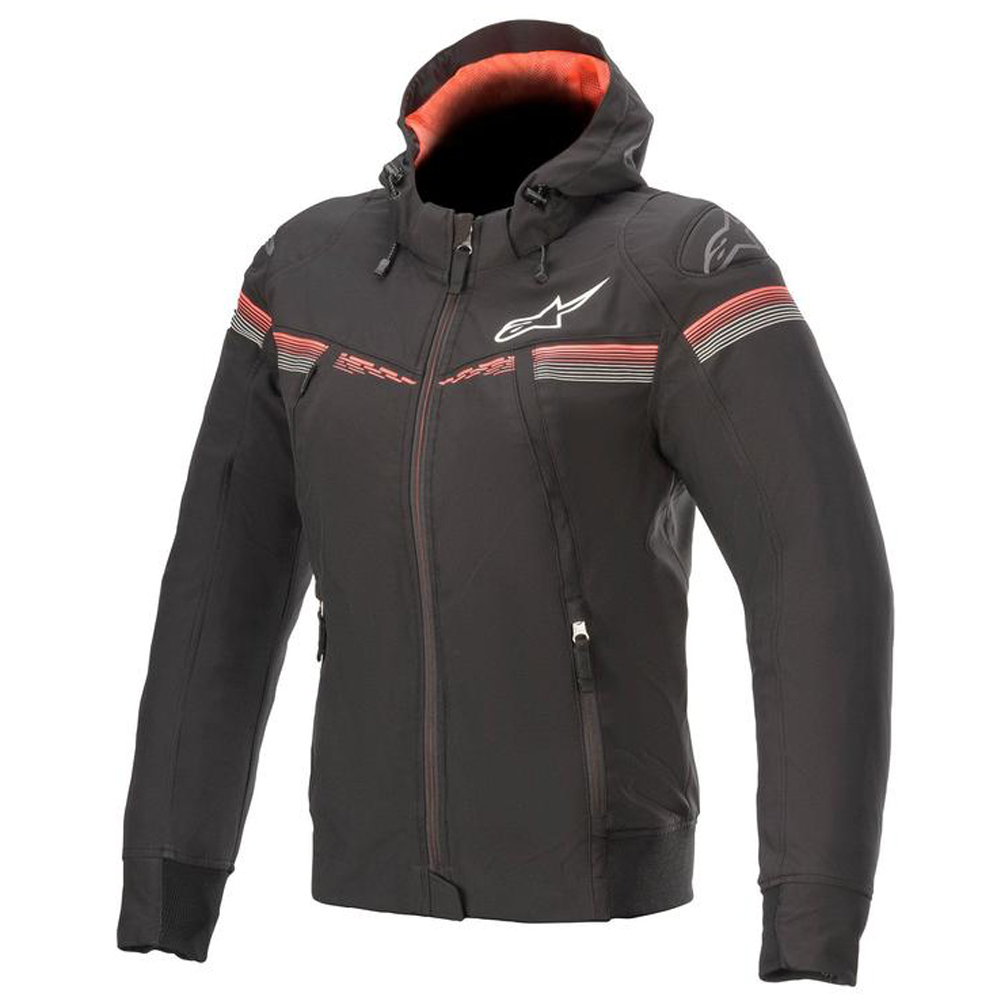 Alpinestars stella sektor v2 tech hoodie black coral