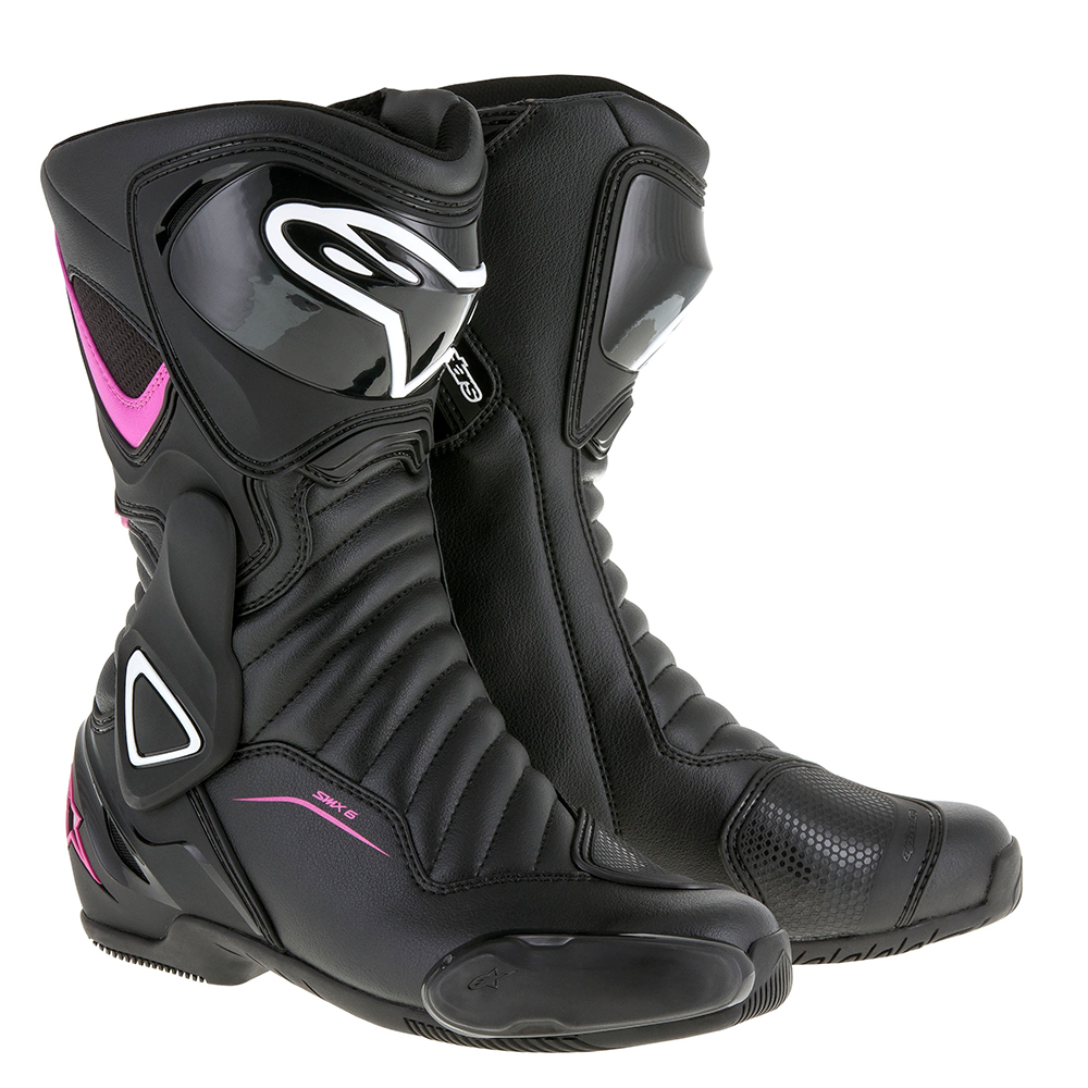 Alpinestars stella smx 6 v2 boot black fuchsia white