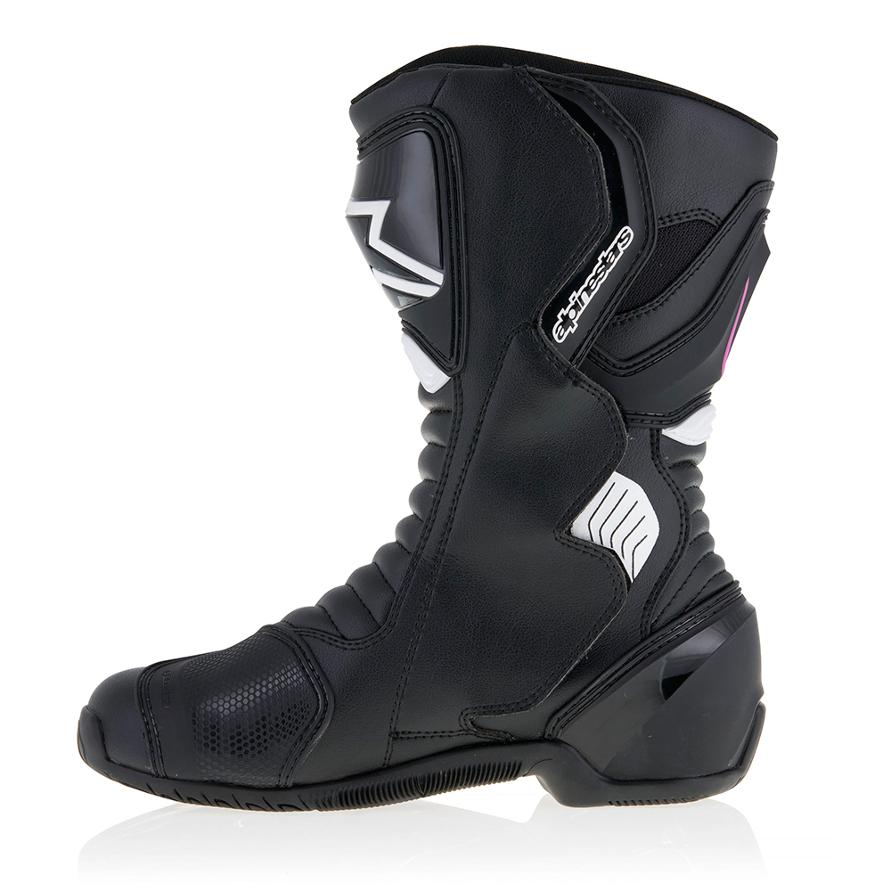 Alpinestars stella smx 6 v2 boot drystar black white fuchsia inner