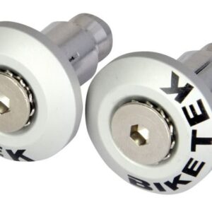 Bike it flush fit silver 13mm 18mm bar ends