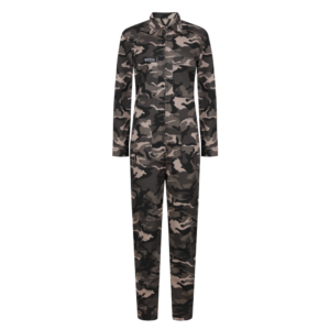 Camo long sleeve jumpsuit