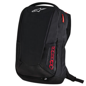 City hunter backpack black red