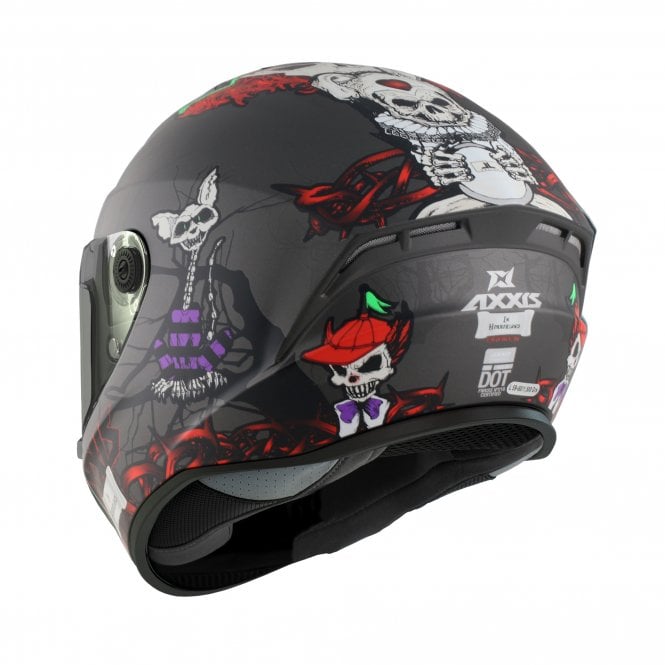 Draken s horrorland a2 matt titanium l 59 60cm helmet2