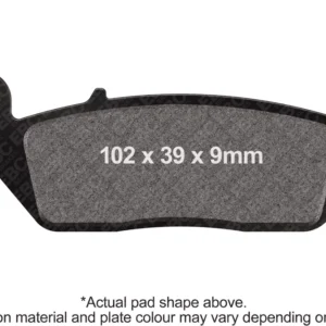 Ebc fa142hh double h series sintered brake pads