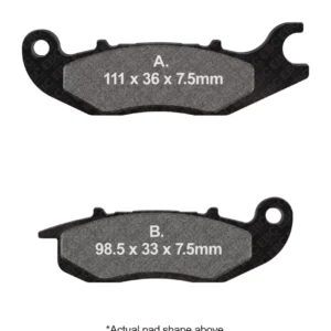Ebc fa375 organic fa series brake pads