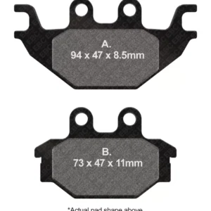 Ebc fa377 organic fa series brake pads
