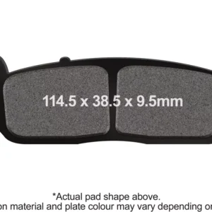 Ebc fa672hh double h series sintered brake pads