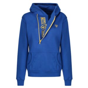 Helmet hoodie blue yellow