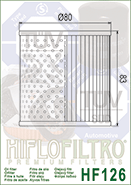Hf126 hiflo oil filter
