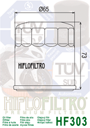Hf303 hiflo oil filter1