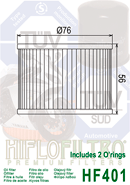 Hf401 hiflo oil filter