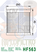 Hf563 hiflo oil filter1