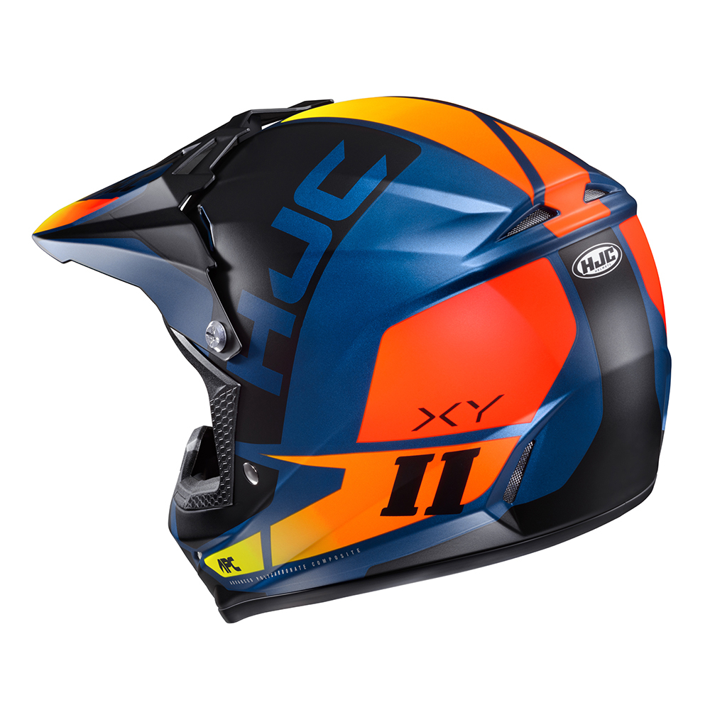 Hjc cl xy ii creed youth mc27sf blue orange r