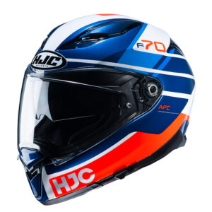 Hjc f70 tino mc21 blue red white