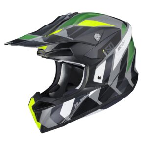 Hjc i50 vanish mc4hsf green
