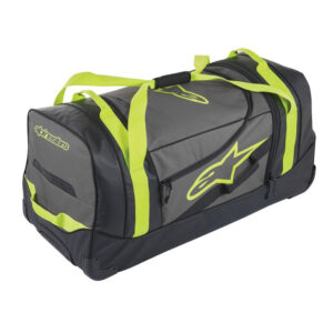 Komodo travel bag black anthracite yellow fluo