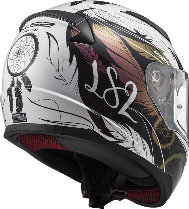 Ls2 ff353 rapid ii boho white bblack pink 06