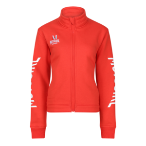 M patch sweatshirt red