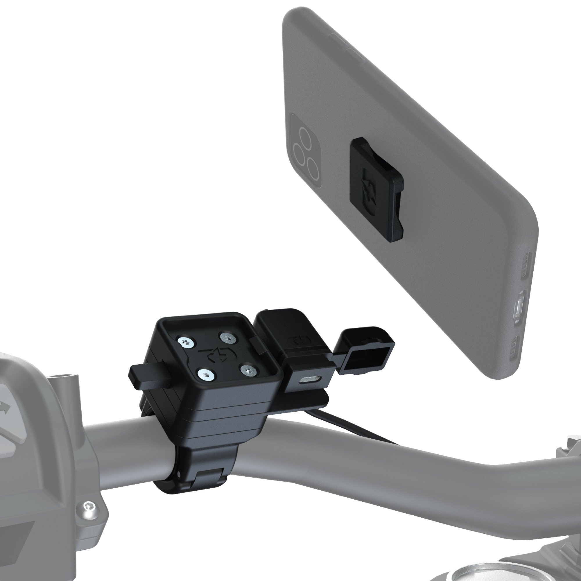 Oxford cliqr usb type c handlebar mount