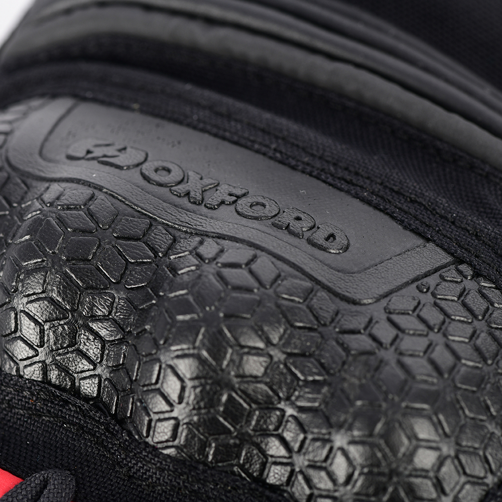 Oxford montreal 4 0 ms dry2dry glove black grey red knuckle