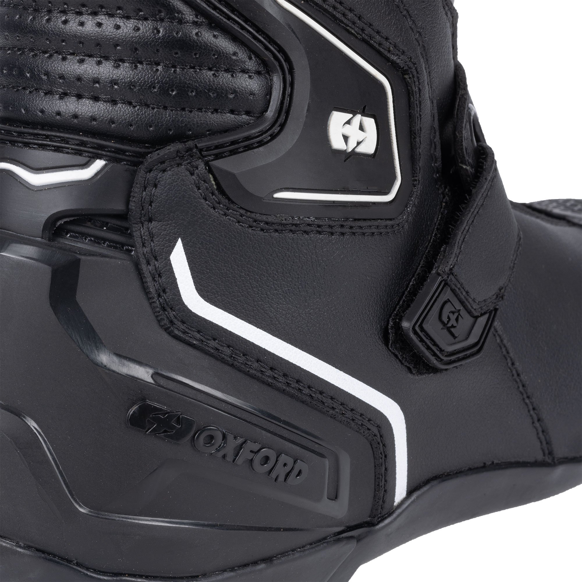 Oxford omega air short ms boot blk wht back