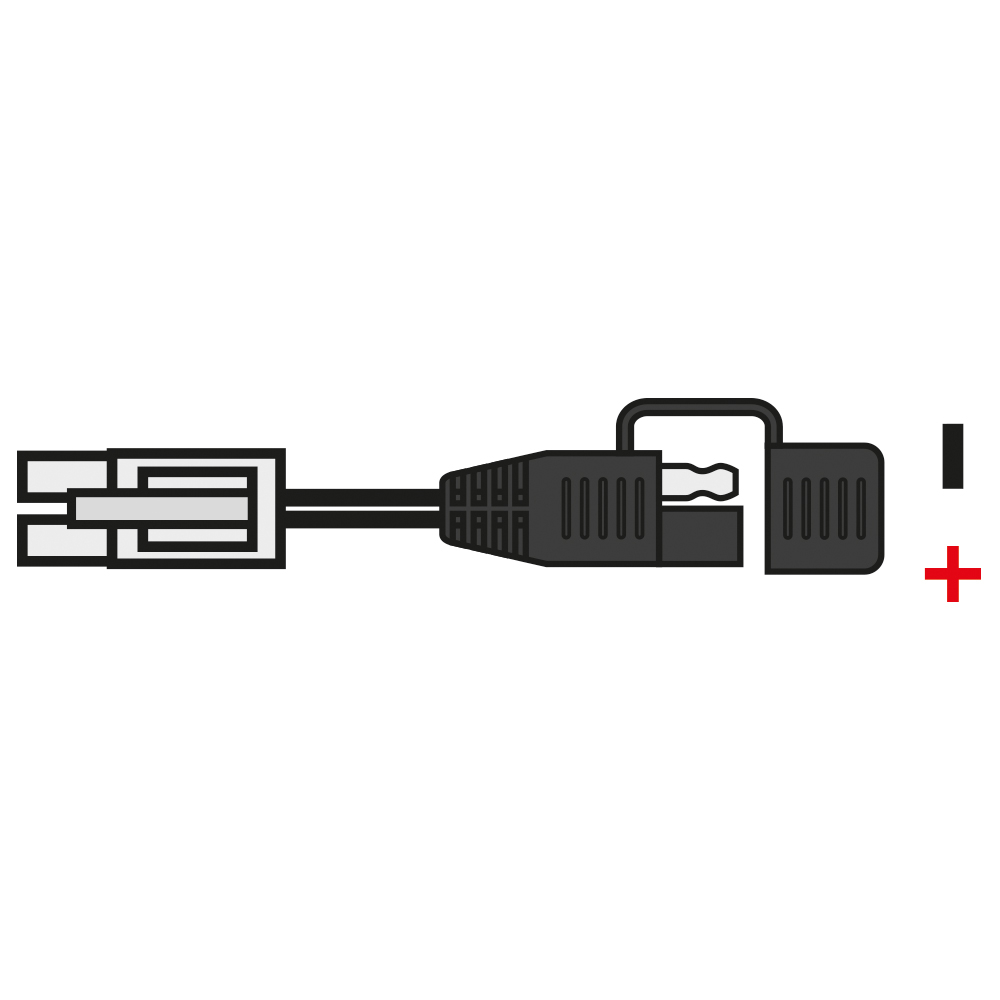 Oxford sae adapter to female oximiser connector polarity