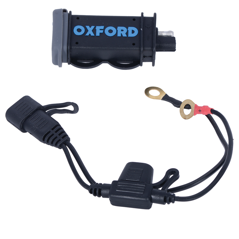 Oxford usb 2 1amp fused power charging kit
