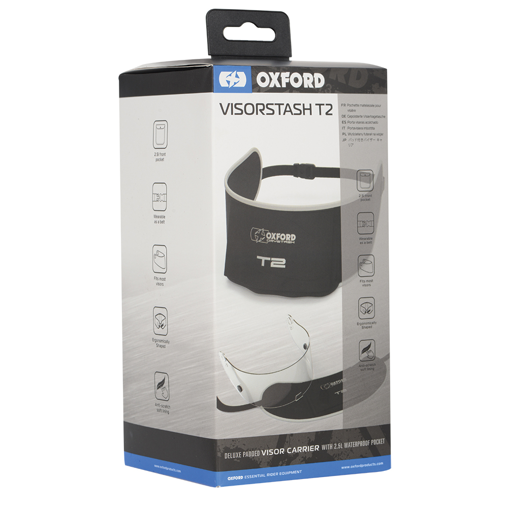 Oxford visorstash t2 deluxe visor carrier wipocket 2