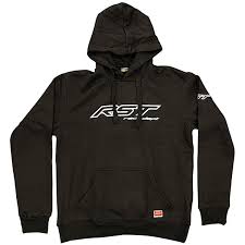 Rst race dept logo mens hoodie blk