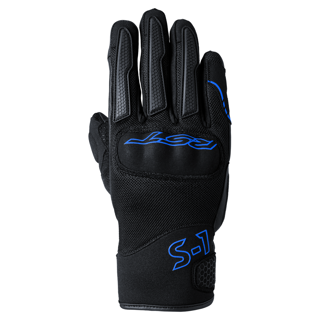Rst s1 mesh ce mens glove blk neon bue