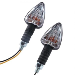 Bike it arrow indicators with black body and clear lens