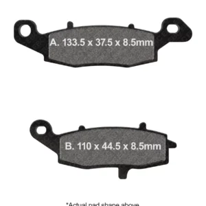 Ebc fa229hh double h series sintered brake pads