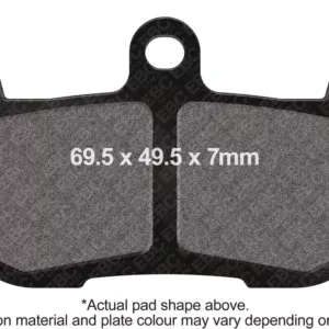 Fa347hh double h series sintered brake pads