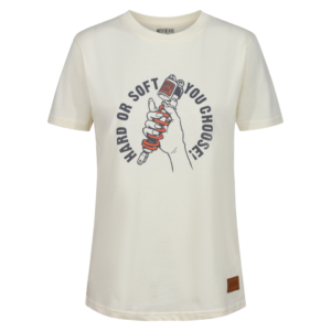 T shirt hard or soft cream